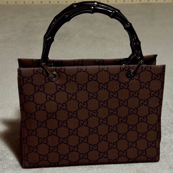 Gucci Bamboo handle tote bag - Picture 1 of 5